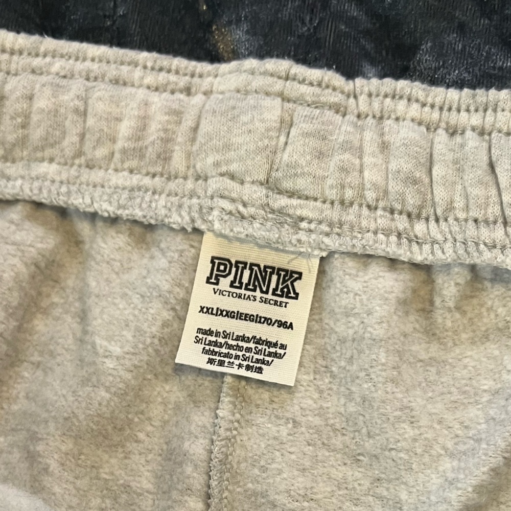 PINK Victoria's Secret Gray Love Joggers - Picture 7 of 7
